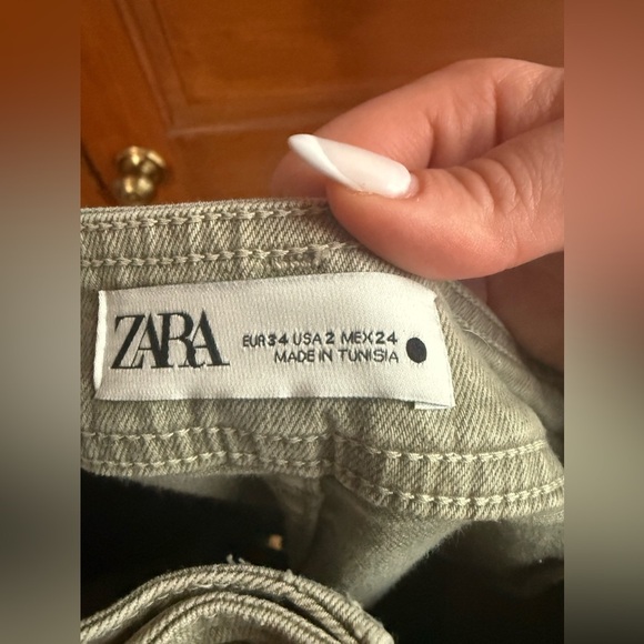 Zara Marine Straight Cargo Pants - Picture 5 of 7